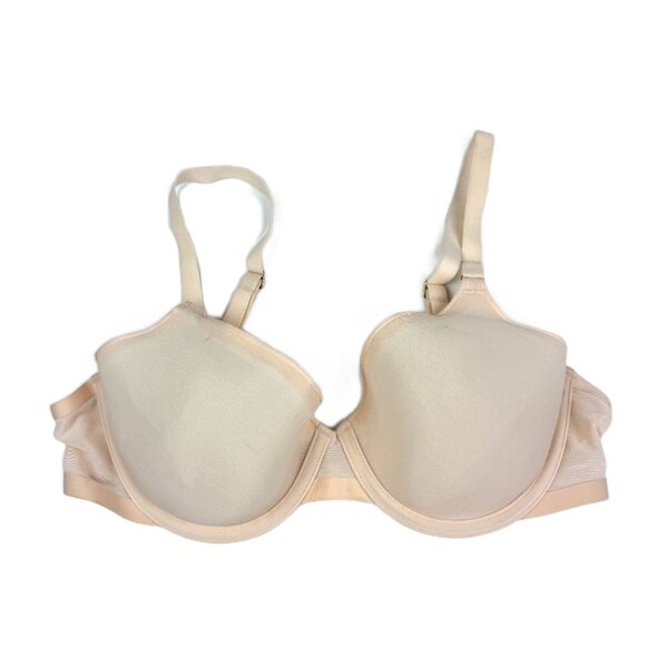 CUUP The Demi Spacer Bra Underwire Unlined Nude 34C - Picture 2 of 7
